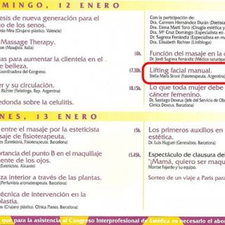 España Barcelona lifting manual conferencia